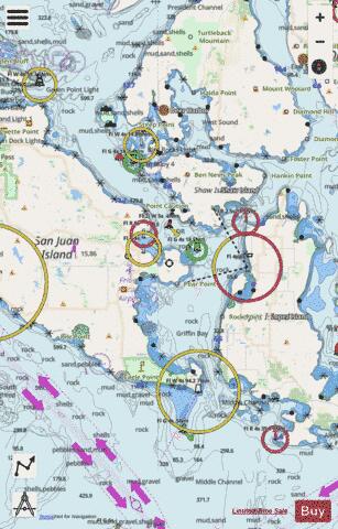 SAN JUAN CHANNEL Marine Chart - Nautical Charts App - Streets