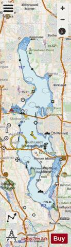 LAKE WASHINGTON SHIP CANAL AND LAKE WASHINGTON Marine Chart - Nautical Charts App - Streets