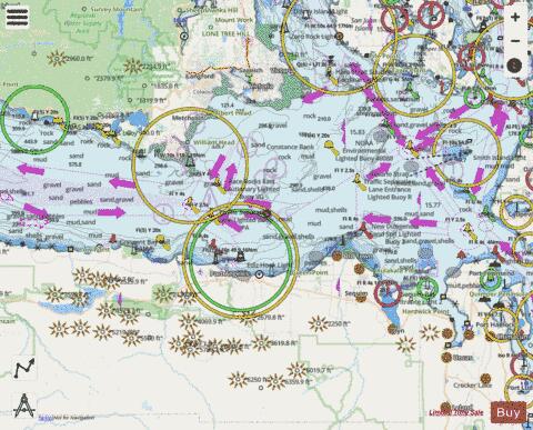 STRAIT OF JUAN DE FUCA EASTERN PART Marine Chart - Nautical Charts App - Streets