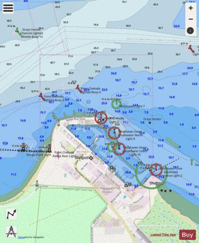 WESTHAVEN COVE Marine Chart - Nautical Charts App - Streets