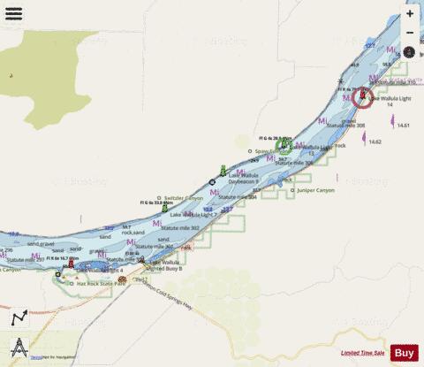 COLUMBIA RIV MCNARY DAM-JUNIPER Marine Chart - Nautical Charts App - Streets