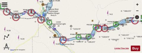 SNAKE RIVER LAKE HERBERT G WEST   SIDE B Marine Chart - Nautical Charts App - Streets