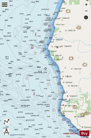 CAPE MENDOCINO AND VICINITY Marine Chart - Nautical Charts App - Streets