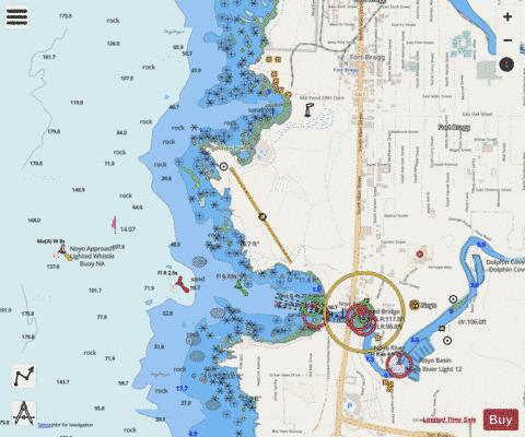 FORT BRAGG AND NOYO ANCHORAGE Marine Chart - Nautical Charts App - Streets