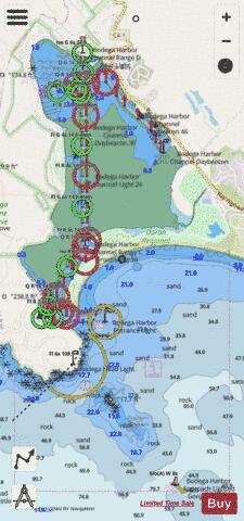 BODEGA HARBOR Marine Chart - Nautical Charts App - Streets