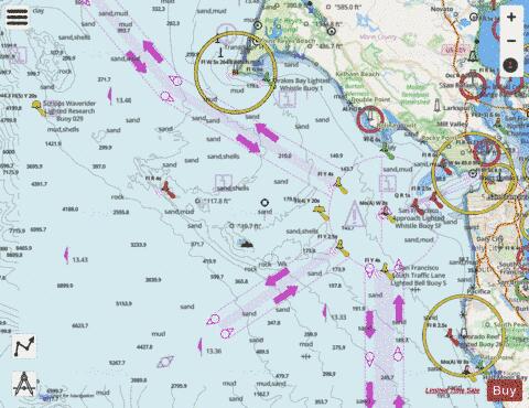 GULF OF THE FARALLONES Marine Chart - Nautical Charts App - Streets