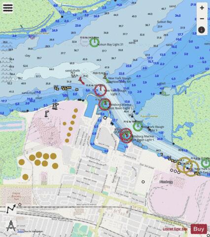 SAN FRANCISCO BAY TO ANTIOCH  PITTSBURG Marine Chart - Nautical Charts App - Streets
