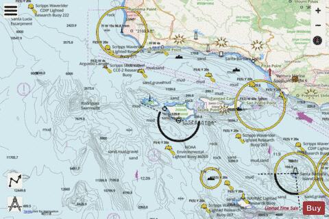 POINT DUME TO PURISIMA POINT Marine Chart - Nautical Charts App - Streets