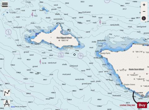 SAN MIGUEL PASSAGE Marine Chart - Nautical Charts App - Streets