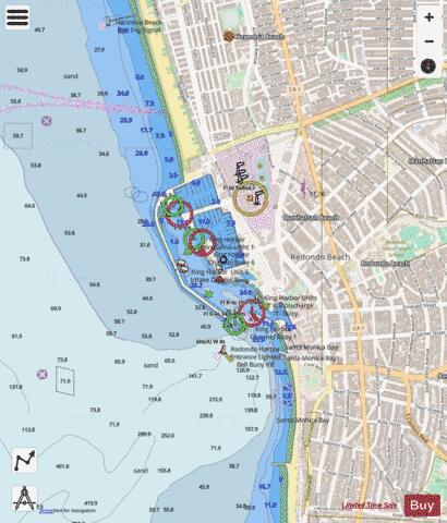 KING HARBOR Marine Chart - Nautical Charts App - Streets