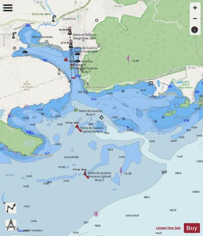 BAHIA DE GUANICA Marine Chart - Nautical Charts App - Streets