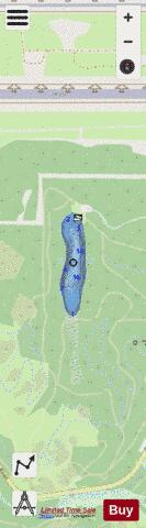 Campbell Point Lake depth contour Map - i-Boating App - Streets