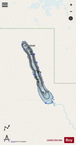 Chelatna Lake depth contour Map - i-Boating App - Streets