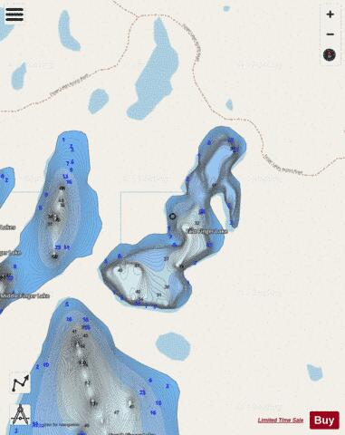 East Finger Lake depth contour Map - i-Boating App - Streets