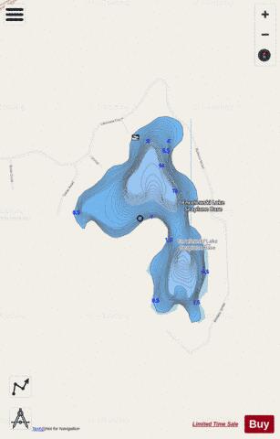 Encelewski Lake depth contour Map - i-Boating App - Streets
