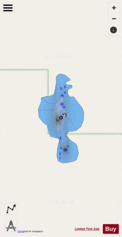 Fish Lake  Chandler depth contour Map - i-Boating App - Streets