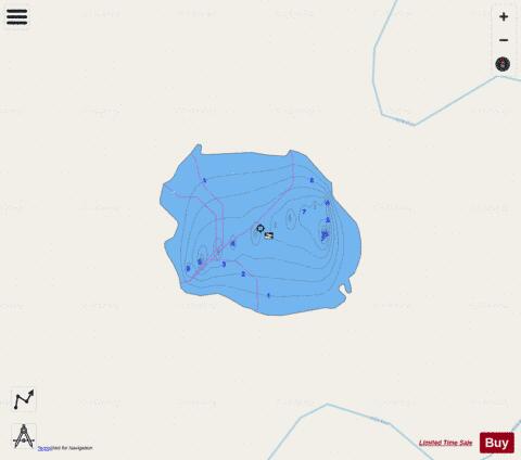 Imiaknikpak Lake depth contour Map - i-Boating App - Streets