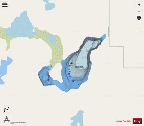 King Lake depth contour Map - i-Boating App - Streets