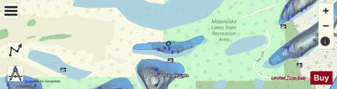 Klaire Lake depth contour Map - i-Boating App - Streets