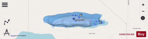 Long Lake  (Meadow Creek) depth contour Map - i-Boating App - Streets