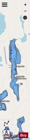 Long Lake  (Willow) depth contour Map - i-Boating App - Streets