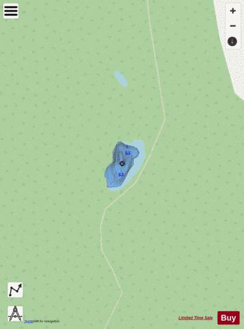 Lower Fuller Lake depth contour Map - i-Boating App - Streets
