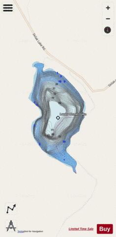 Lower Ohmer Lake depth contour Map - i-Boating App - Streets