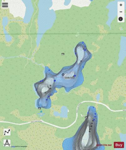 Rhein Lake depth contour Map - i-Boating App - Streets
