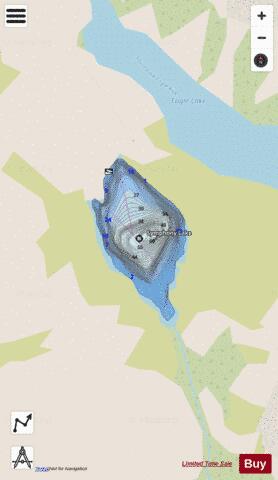 Symphony Lake depth contour Map - i-Boating App - Streets