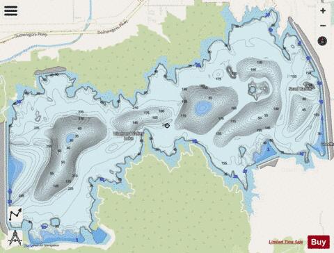Diamond Valley Lake depth contour Map - i-Boating App - Streets
