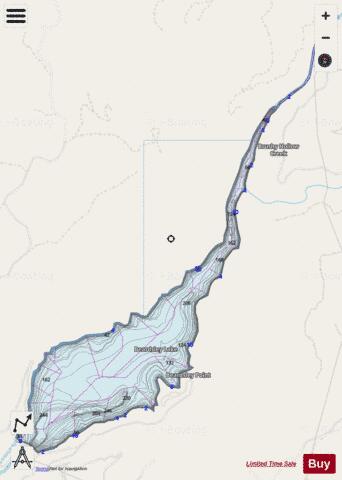 Lake Beardsley depth contour Map - i-Boating App - Streets