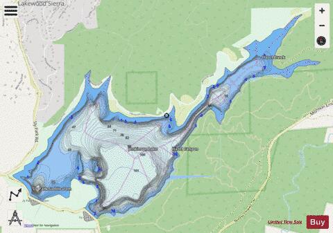 Lake Jenkinson depth contour Map - i-Boating App - Streets