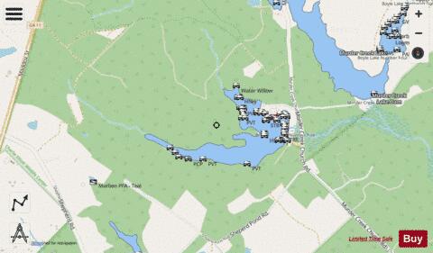 Boyle Lake Number Five depth contour Map - i-Boating App - Streets