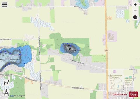 Still Lake depth contour Map - i-Boating App - Streets