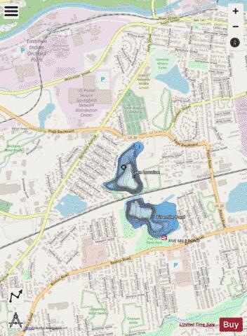 Lake Lorraine depth contour Map - i-Boating App - Streets