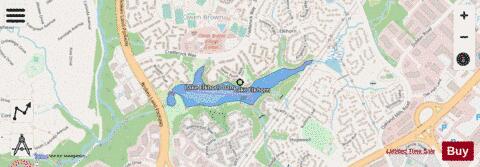Lake Elkhorn depth contour Map - i-Boating App - Streets