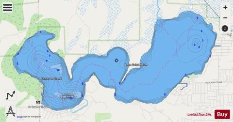 Lake Saint Helen depth contour Map - i-Boating App - Streets