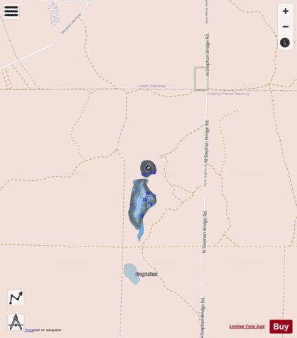 Frog Lake  North  ,Crawford depth contour Map - i-Boating App - Streets