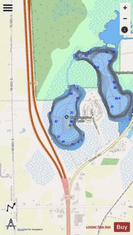 Little Sugarloaf depth contour Map - i-Boating App - Streets