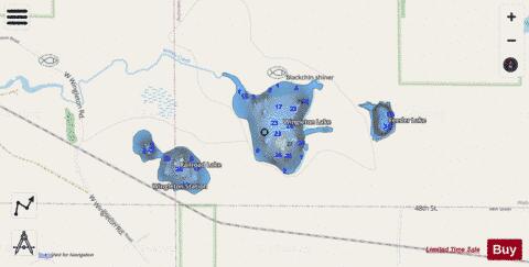 Railroad + Wingleton / Mill + Feeder / Spring depth contour Map - i-Boating App - Streets