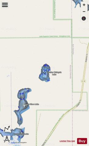 Section 36 Lake depth contour Map - i-Boating App - Streets