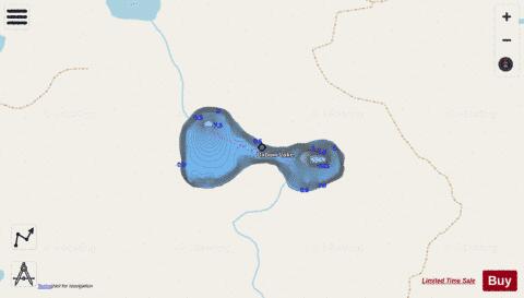Oxbow Lake depth contour Map - i-Boating App - Streets