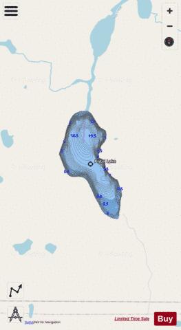 Pistol Lake depth contour Map - i-Boating App - Streets