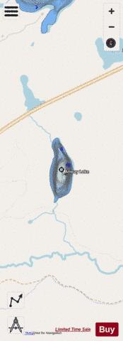 Anway Lake depth contour Map - i-Boating App - Streets