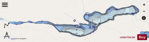 East Pike Lake depth contour Map - i-Boating App - Streets