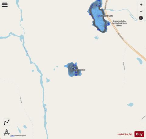 Locket Lake depth contour Map - i-Boating App - Streets