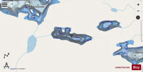 Rum Lake depth contour Map - i-Boating App - Streets