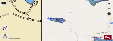 Spen Lake depth contour Map - i-Boating App - Streets