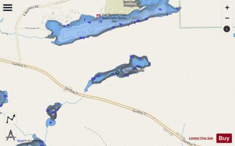 Bear Cub Lake depth contour Map - i-Boating App - Streets