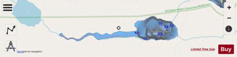 East Otter Lake depth contour Map - i-Boating App - Streets